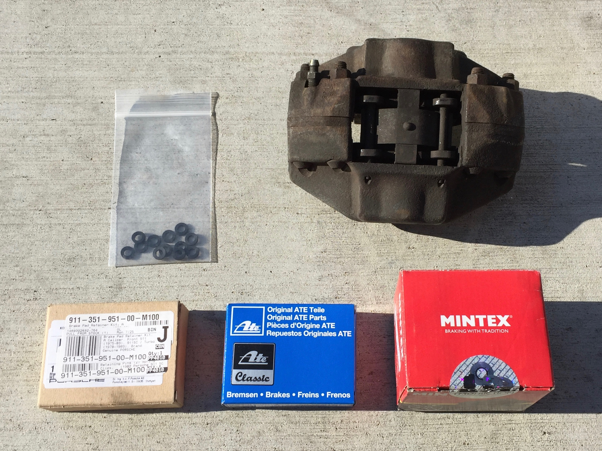 Brake caliper rebuild parts